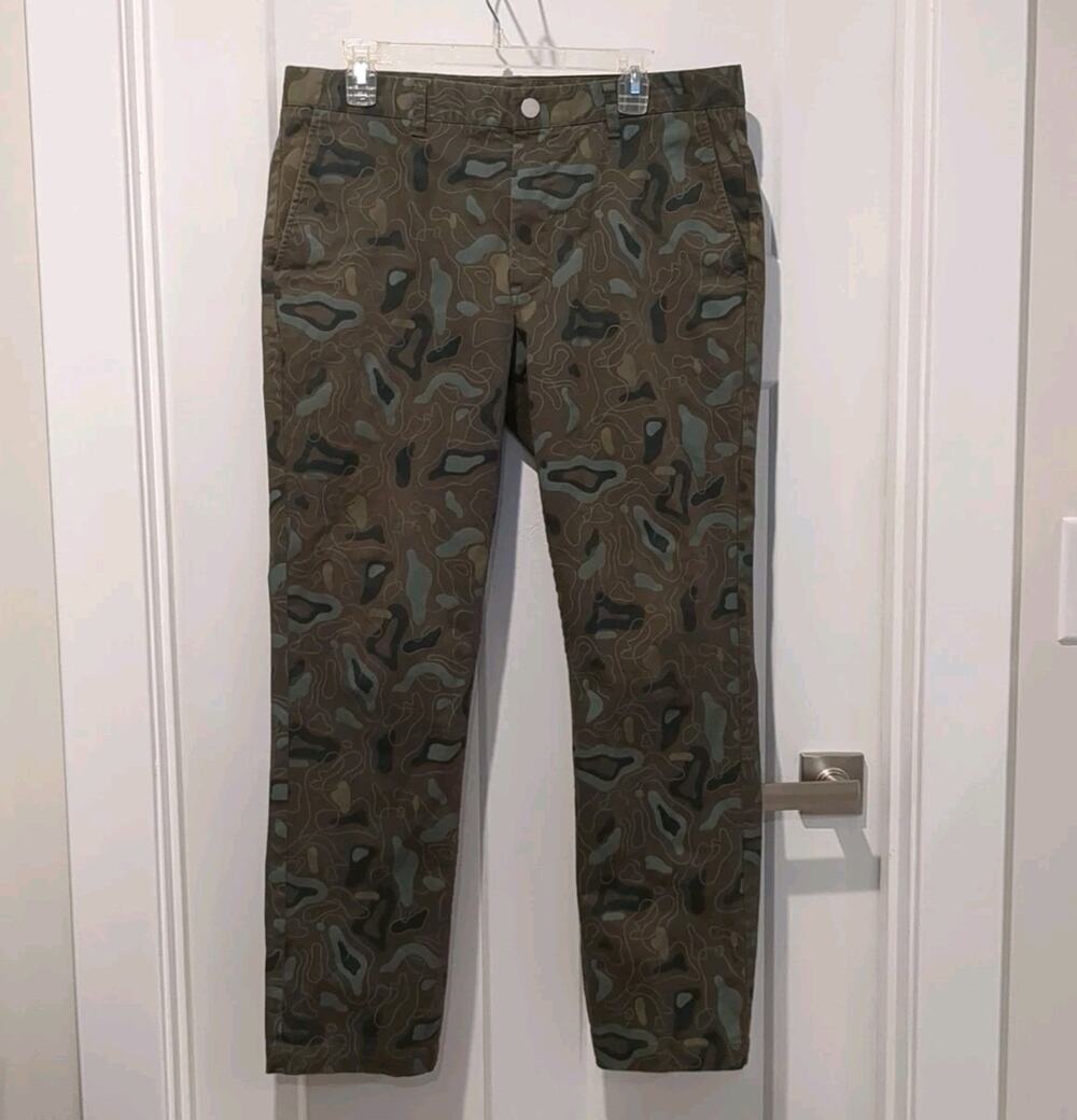 Bonobos Mens Maide Slim Golf Pants 35/30 Performance Golf Preppy Chino